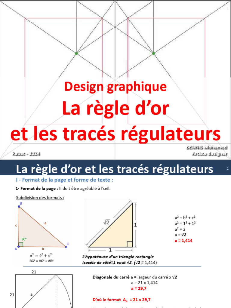 R gle D or Et Trac s R gulateurs En Design PDF G om trie 