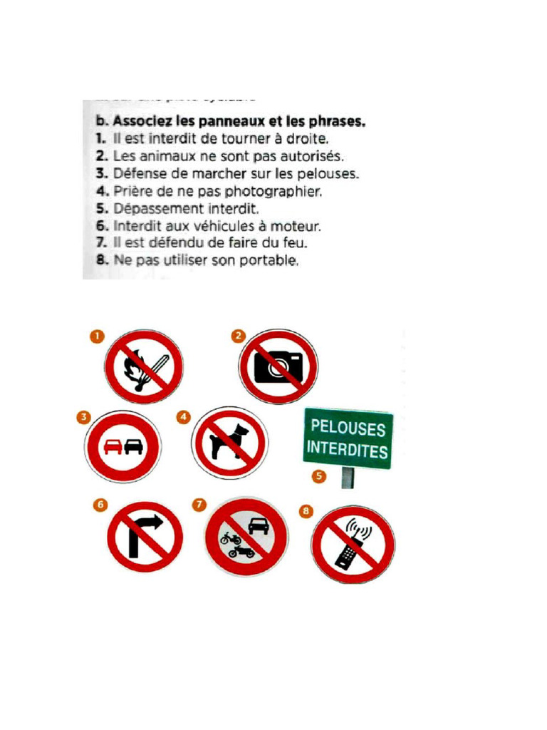 Interdiction exercices | PDF