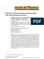 D.Sofikitis Et Al - Molecular Vibrational Cooling by Optical Pumping With Shaped Femtosecond Pulses