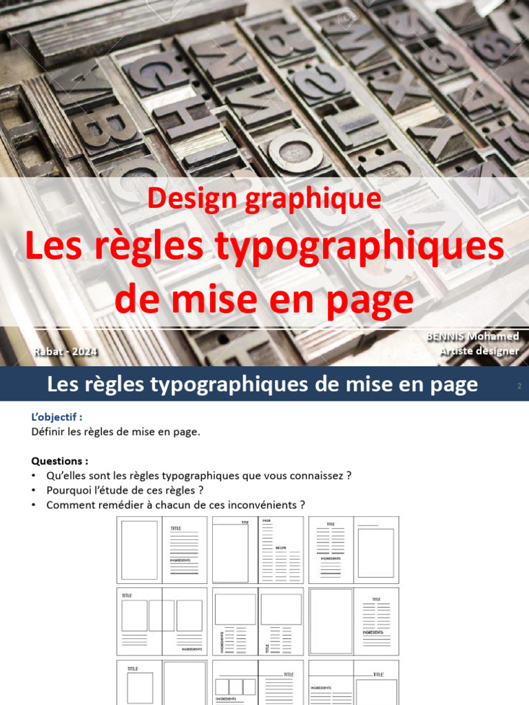 Règles de mise en page typographique | PDF | Mise en page | Typographie