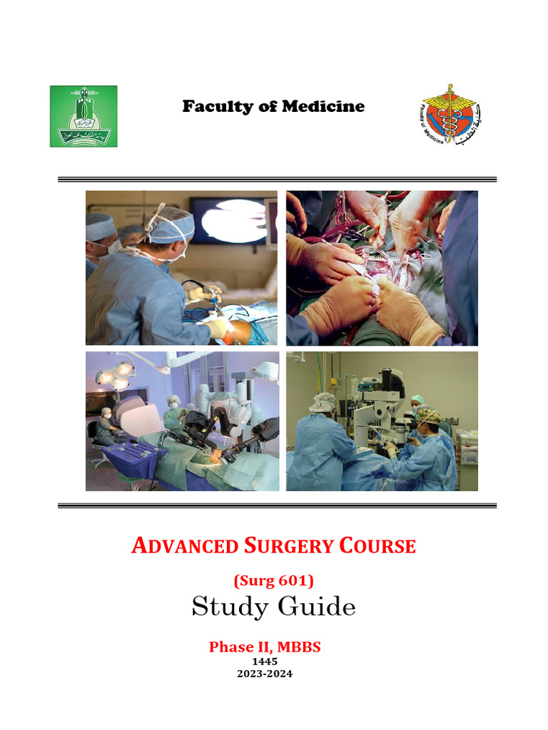 Study Guide For 6th Year 2024 (Female) | PDF | Surgery | Medical Diagnosis