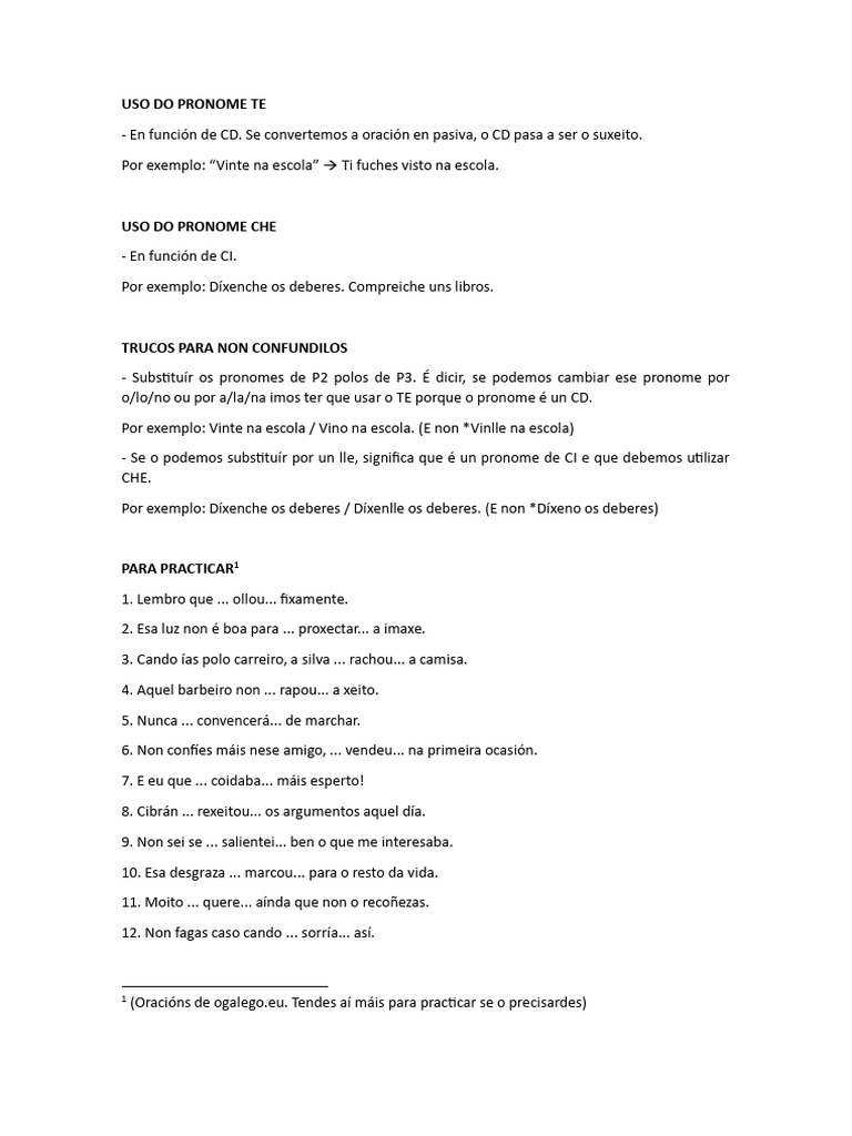 TE e CHE | PDF
