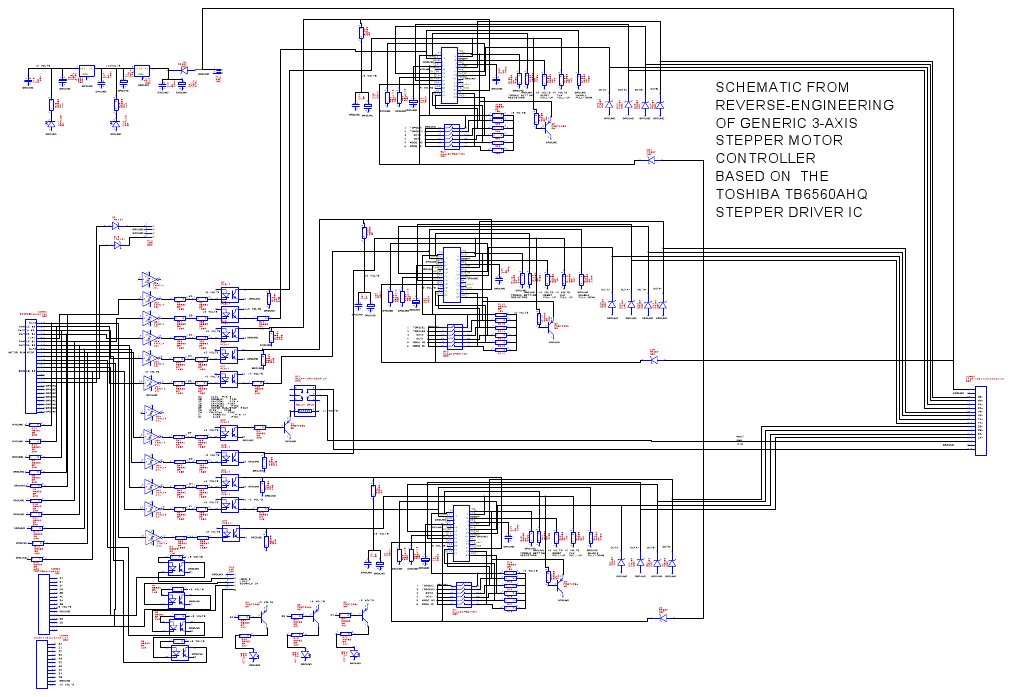 TB6560AHQ 3-Axis Stepper Motor Schematic | PDF | Science & Mathematics ...