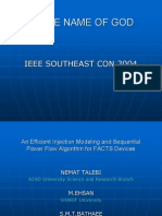 Power Injection Modeling of FACTS Devices for Efficient Power Flow