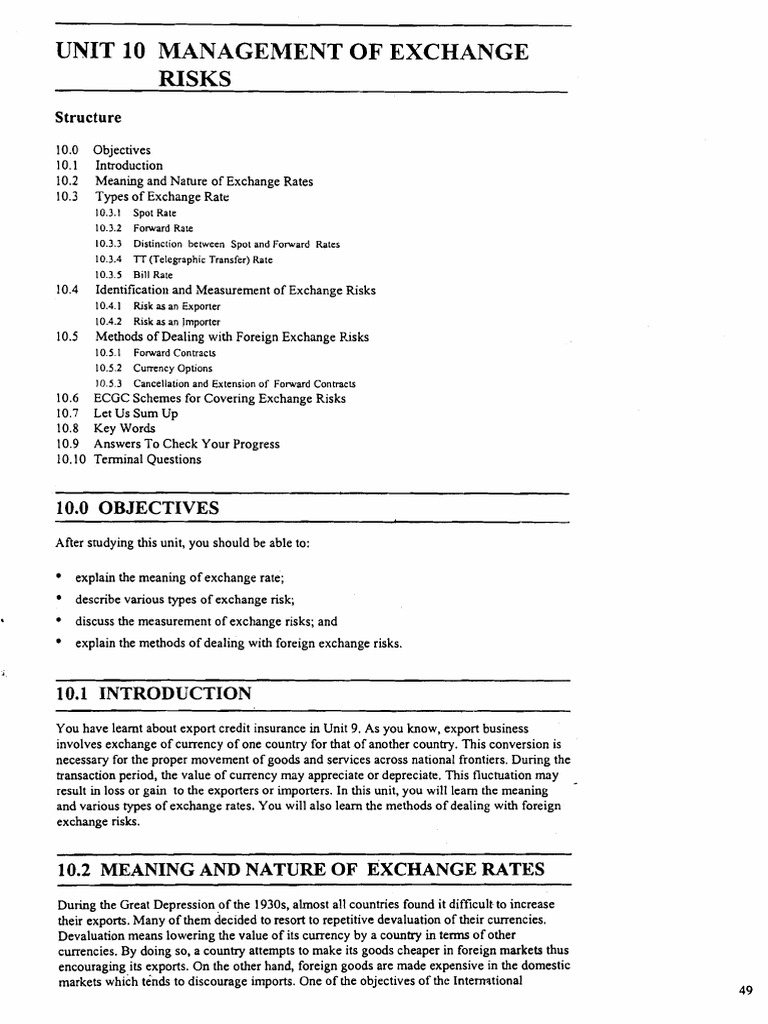 Unit 10 | PDF | Exchange Rate | Foreign Exchange Market