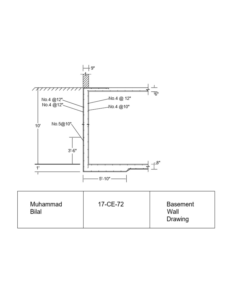 17-CE-72 (Basement Wall Drawing) | PDF