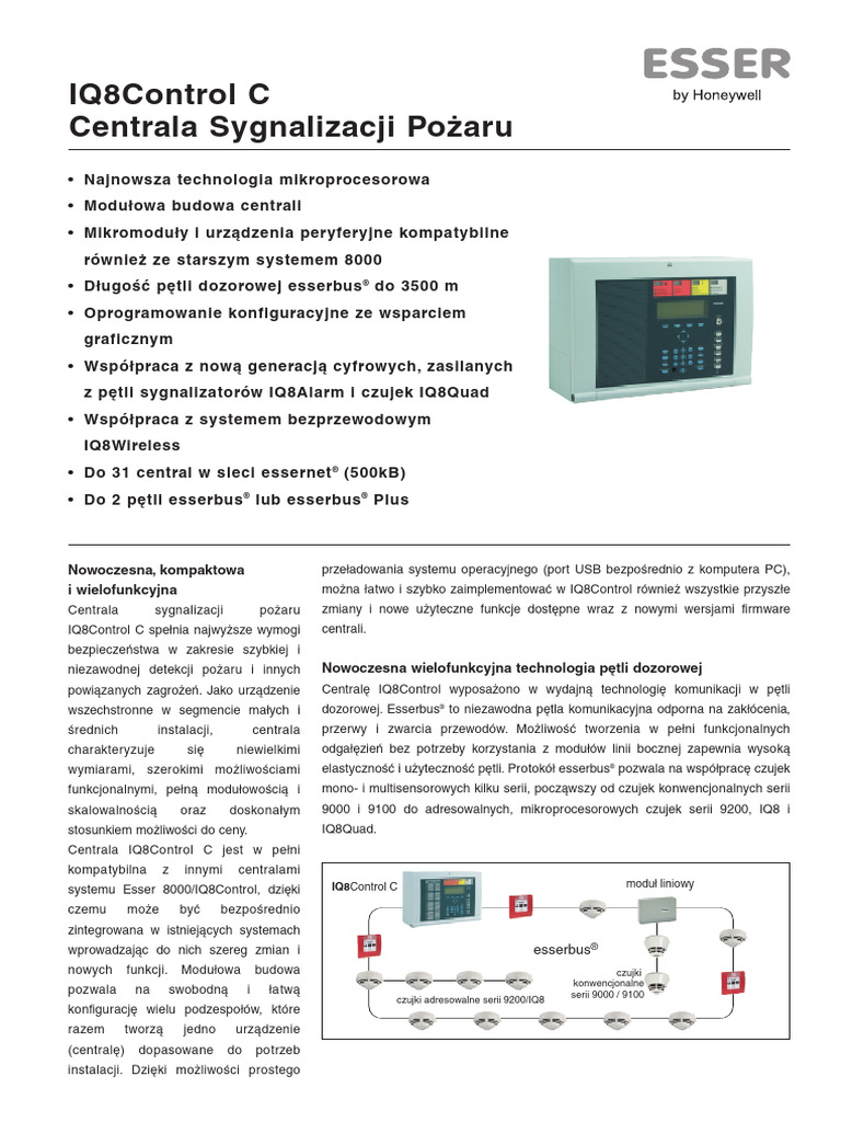 Centrala IQ8Control C - 808003 - Kkat PL 797965 032008 | PDF