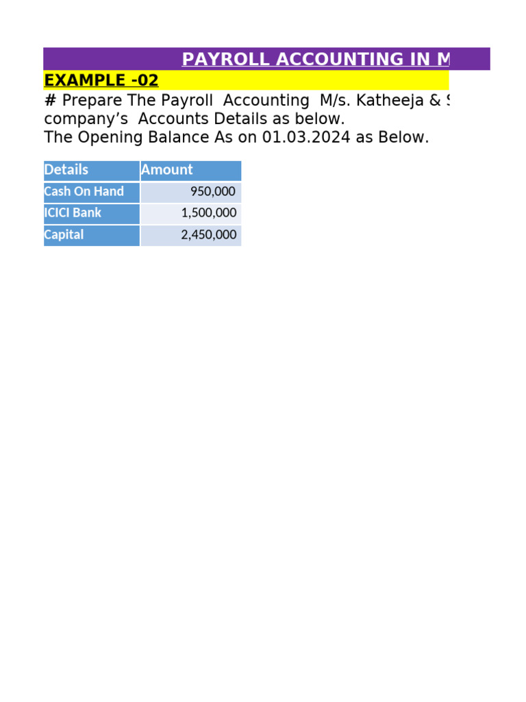 Payroll+Accounting+Example+-+02+-+Requirements | PDF | Payroll | Factor ...