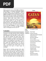 Settlers of Catan Game Rules Guide | PDF | Playing Cards | Games Of Chance