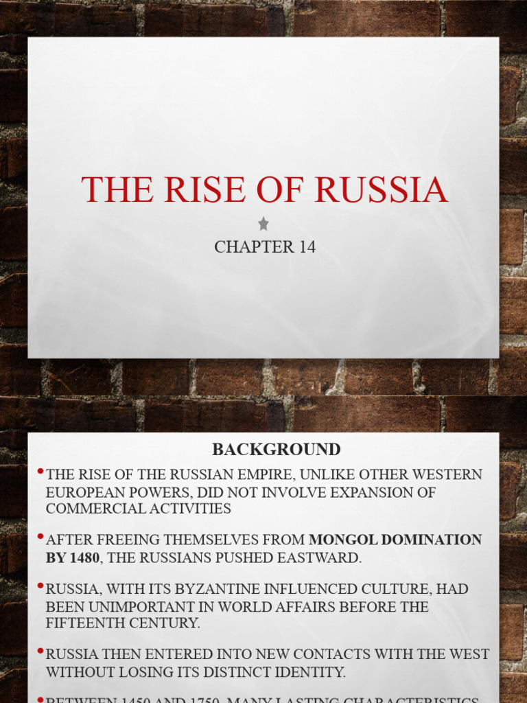 AP - The Rise of Russia (2024) | PDF | Russian Empire | Serfdom