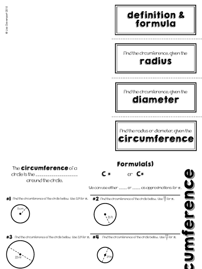 Circumference Calculation Guide | PDF | Circle | Geometry