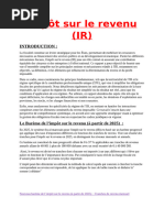 Barème IR Maroc 2025 : Tranches et Taux | PDF | Impôt sur le revenu ...