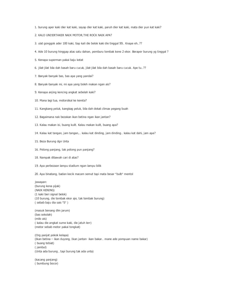 Teka Teki Pdf