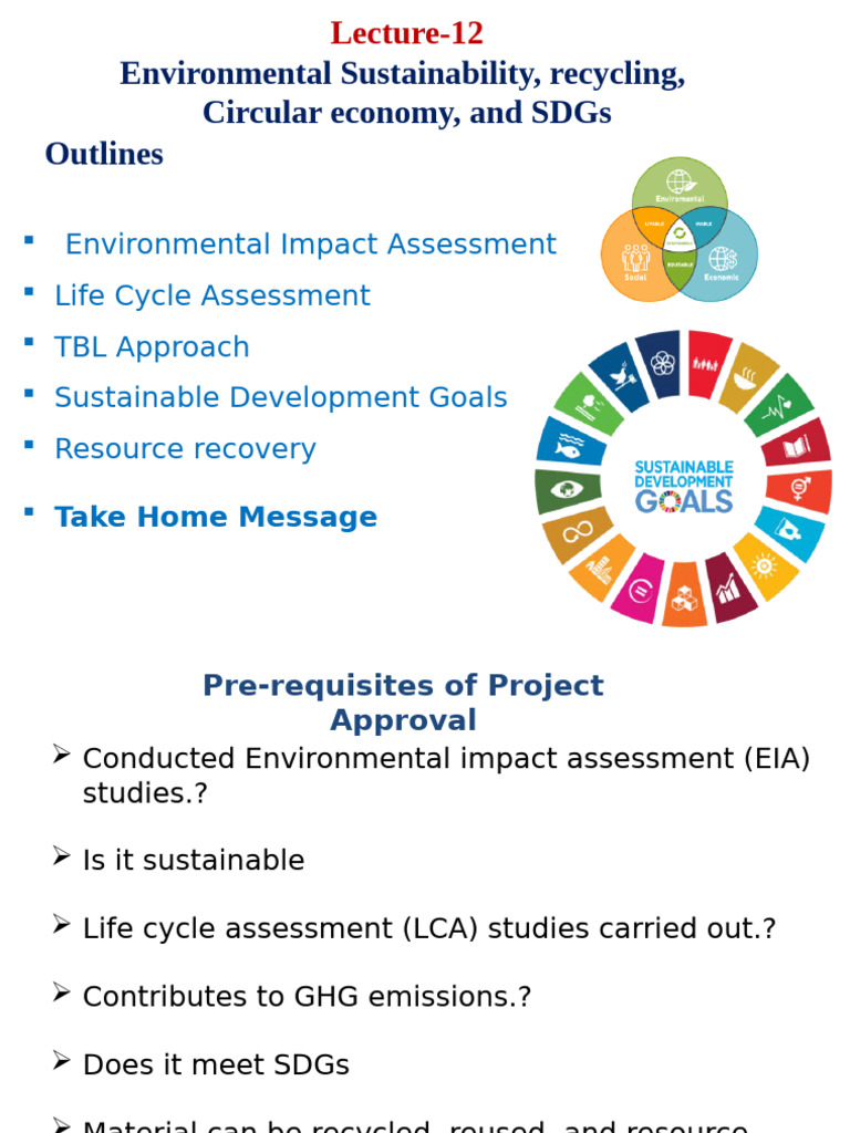 Environmental Sustainability and Assessments | PDF | Life Cycle ...