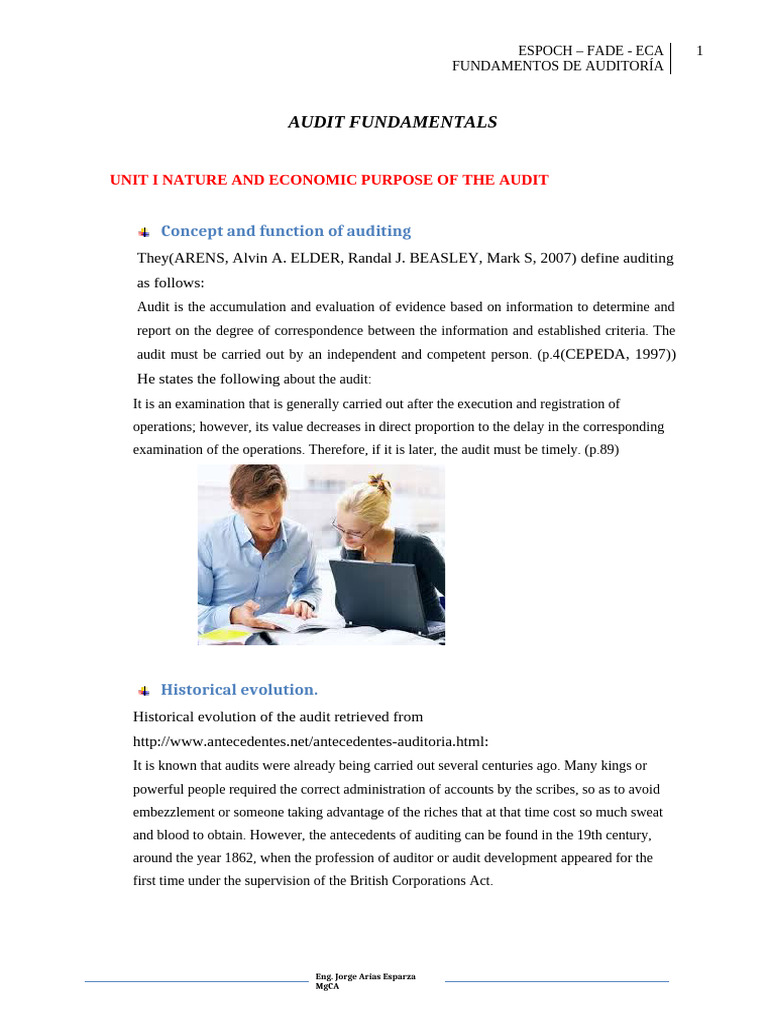 Audit Fundamentals and Ethics Overview | PDF | Audit | Internal Control
