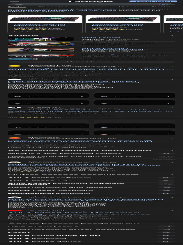 Aula F2058 Mechanical Gaming Keyboard | PDF | Computer Keyboard | Computing