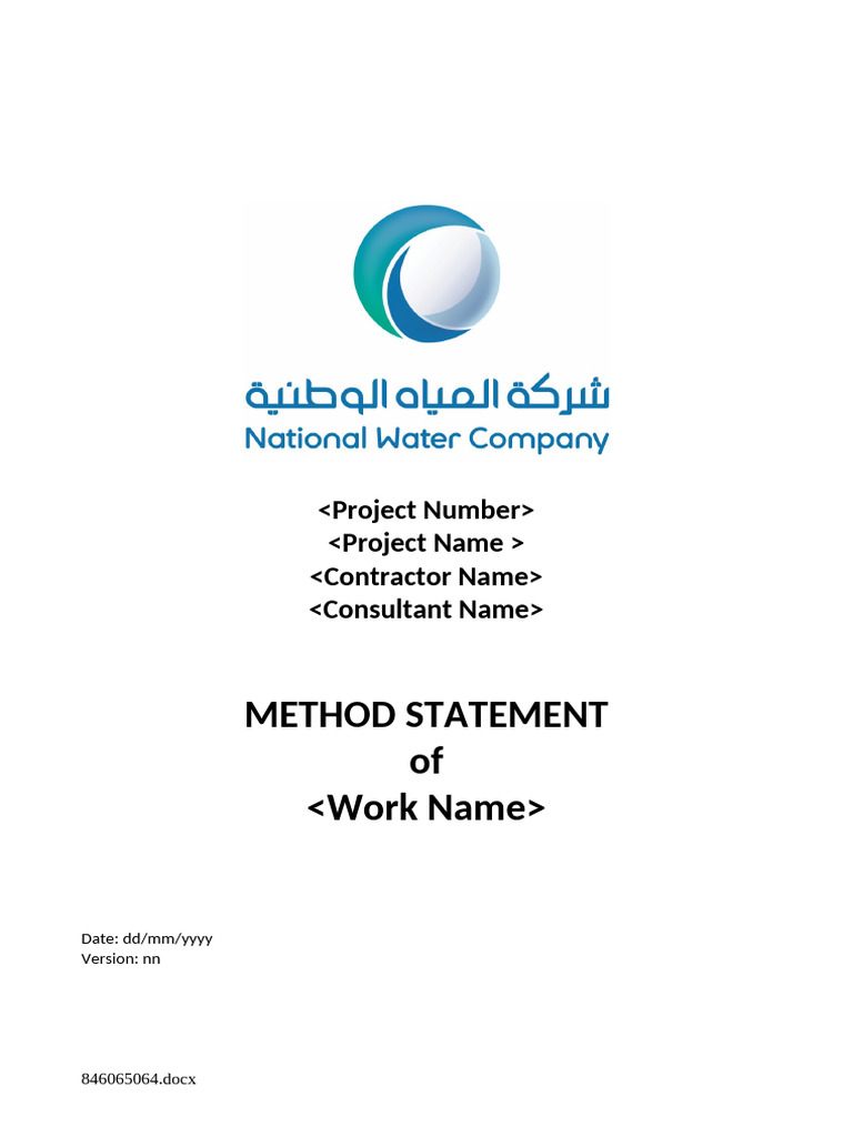 Construction Method Statement Guide | PDF | Occupational Safety And Health