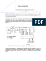 Microprocessor 8085 (Unit I, II)