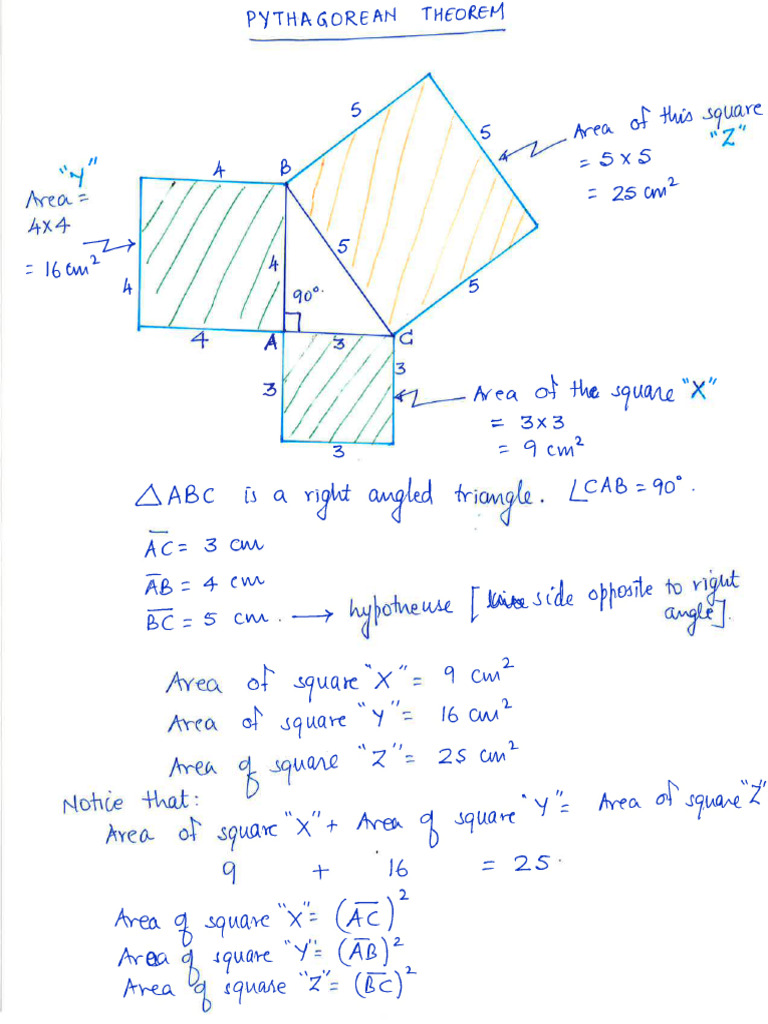 Pythagorean Theorem | PDF