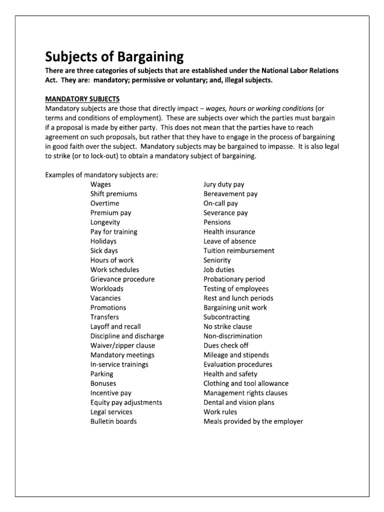 Usw Mandatory Subjects | PDF
