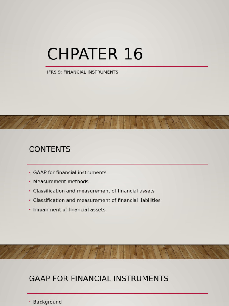 IFRS 9 Financial Instruments Overview | PDF | Equity (Finance) | Fair Value