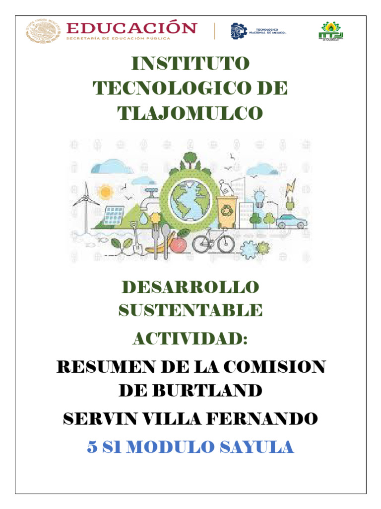 Informe Brundtland y Desarrollo Sostenible | PDF