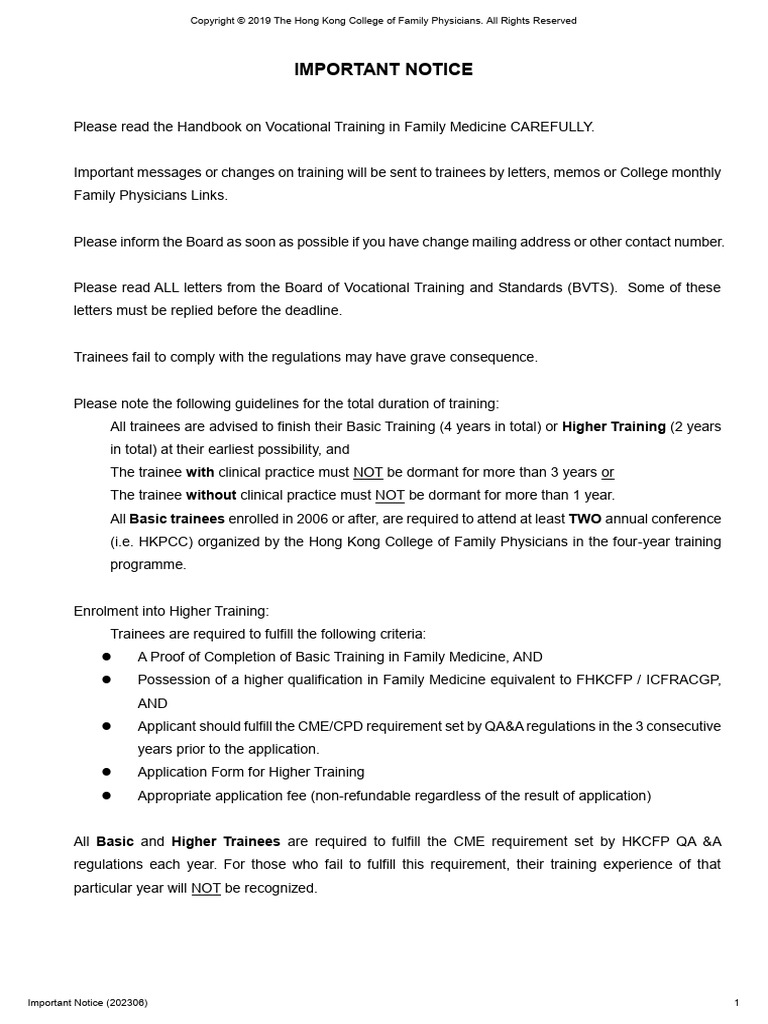5 Important Notice - HB - 2023 Jun V | PDF | Family Medicine ...