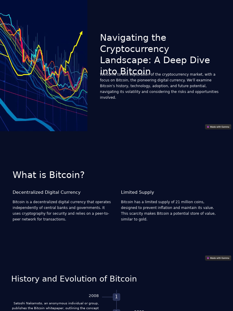 Bitcoin: History, Technology, and Future | PDF | Bitcoin | Cryptocurrency