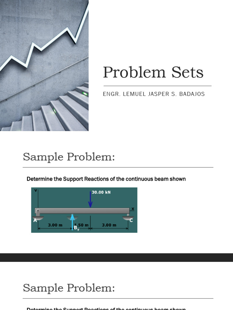 Support Reactions of Continuous Beams | PDF