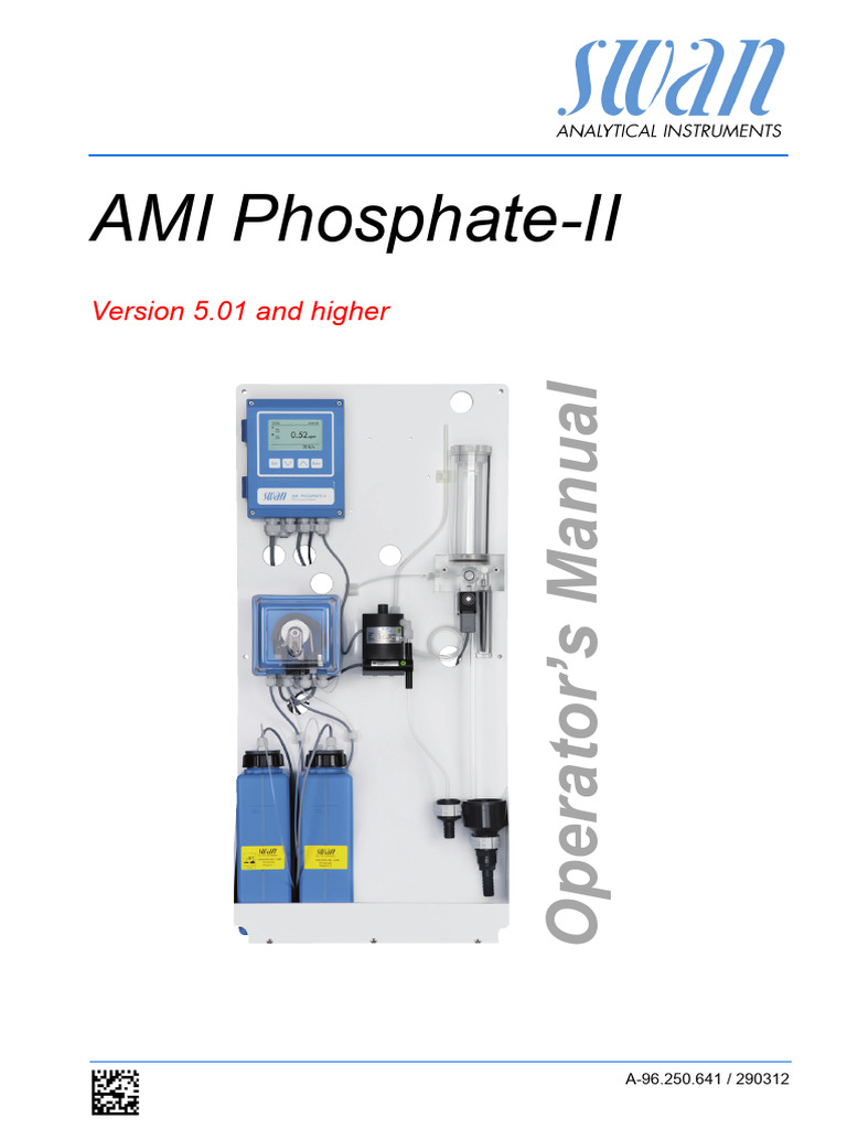 AMI Phosphate-II Operator Manual | PDF | Relay | Manufactured Goods