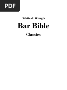 Bar Bible Classics