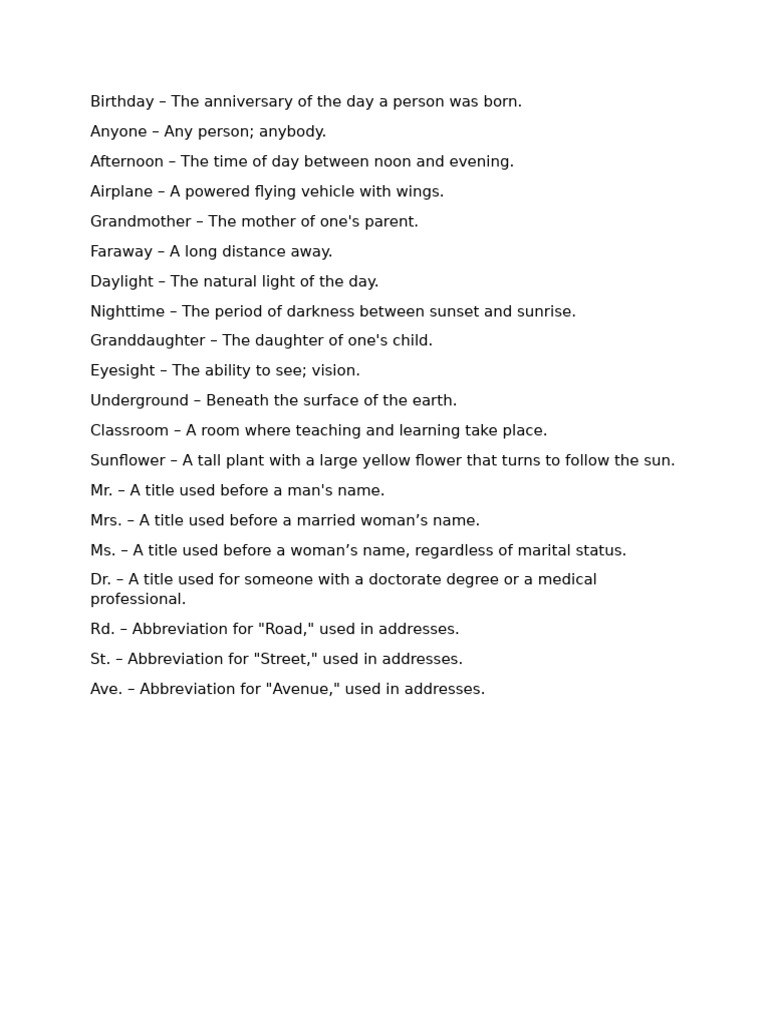 Vocabulary and Spelling Quiz Guide | PDF