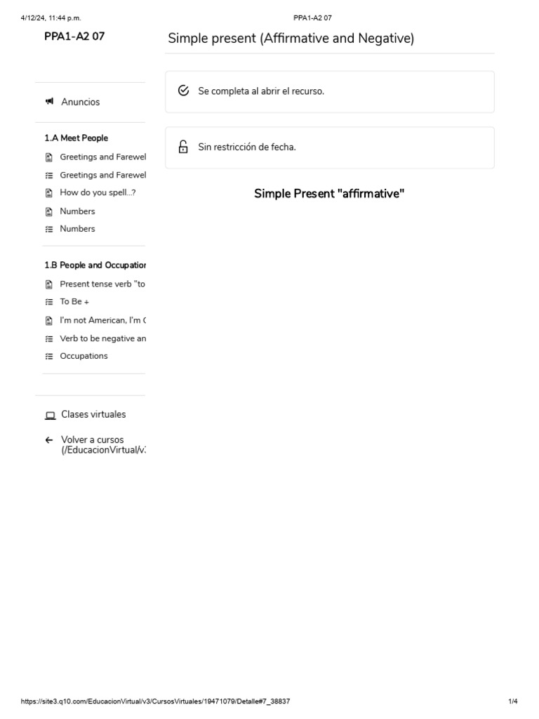 Understanding Simple Present Tense | PDF | Verb | Linguistic Typology