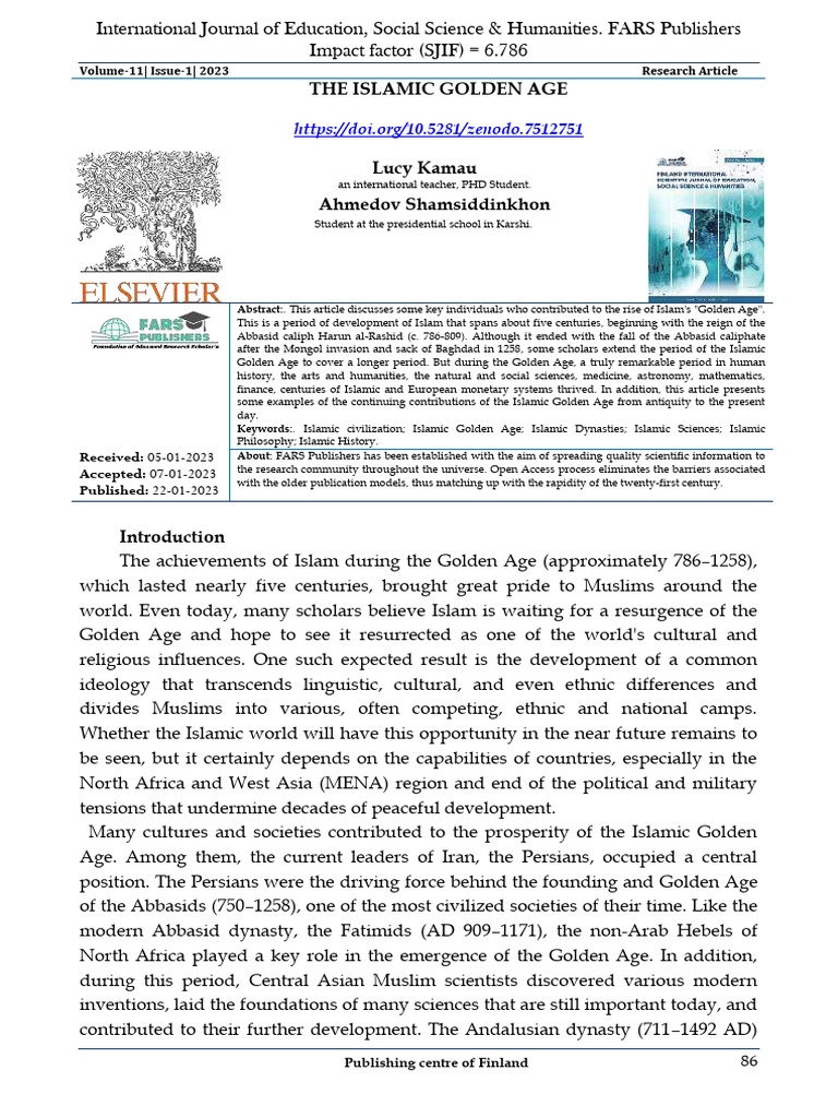 Key Contributions of the Islamic Golden Age | PDF | Arabic | Trigonometry