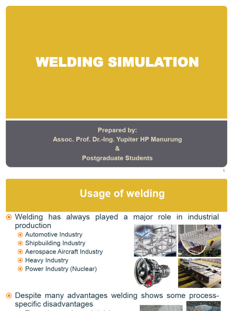 Welding Simulation and Residual Stress Analysis | PDF | Welding ...