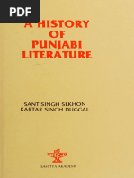 A History of Punjabi Literature -- By Sant Singh Sekhon, Kartar ...