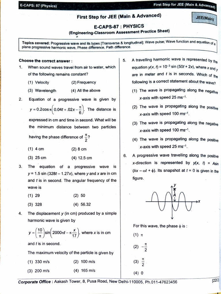 Adobe Scan 21 Jan 2025 | PDF | Waves | Motion (Physics)