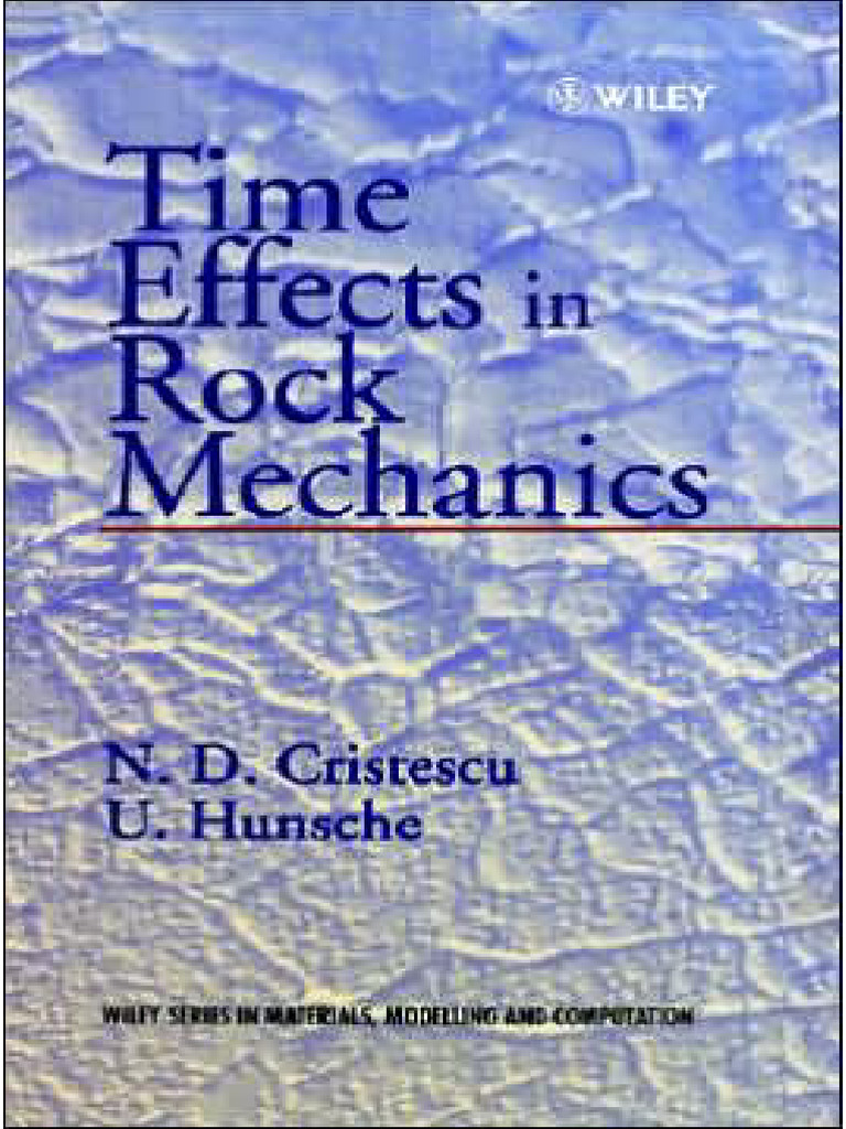 Time Effects in Rock Mechanics | PDF