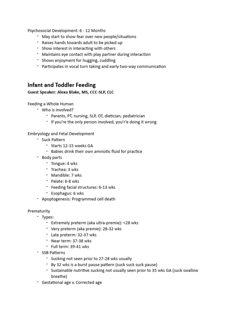 Dysphagia M Week 5 Notes | PDF | Medical Specialties