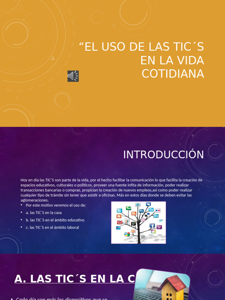 El Uso de Las TIC S en | PDF
