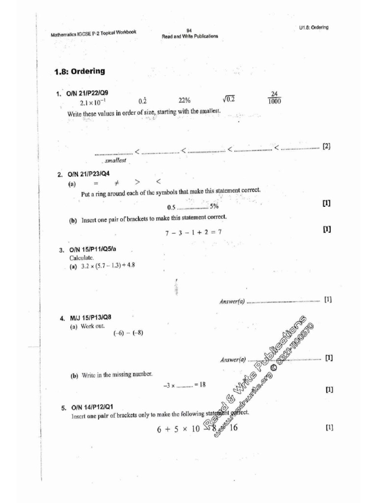 Ordering | PDF