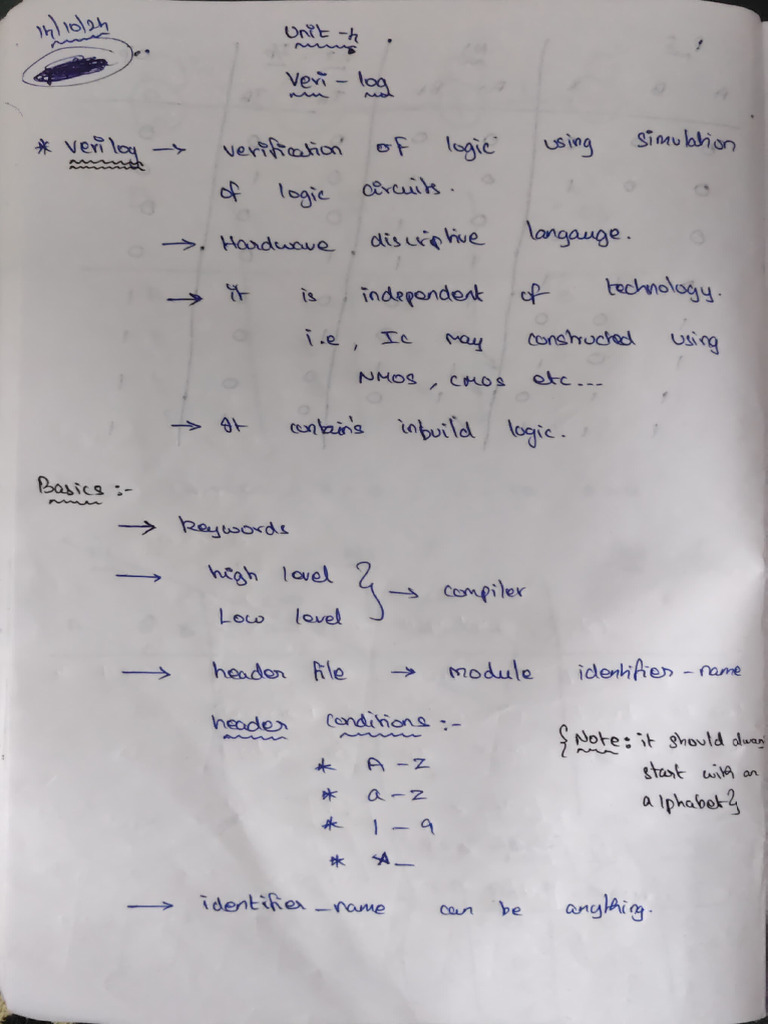 DSD Unit - 4 Notes | PDF