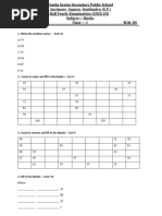 Class 2 Maths Unit Test 2016-17 | PDF | Teaching Methods & Materials