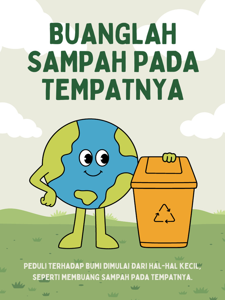 Poster Buanglah Sampah Pada Tempatnya PDF