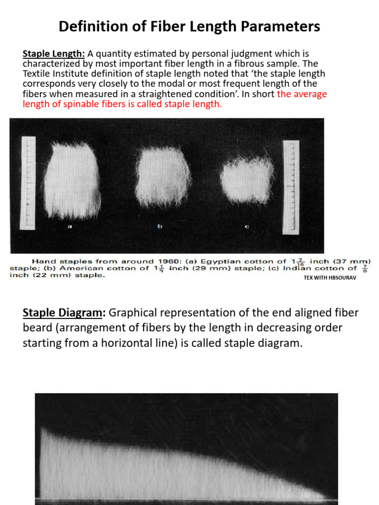 Fiber Length and Fineness Parameters Explained | PDF | Yarn | Textiles
