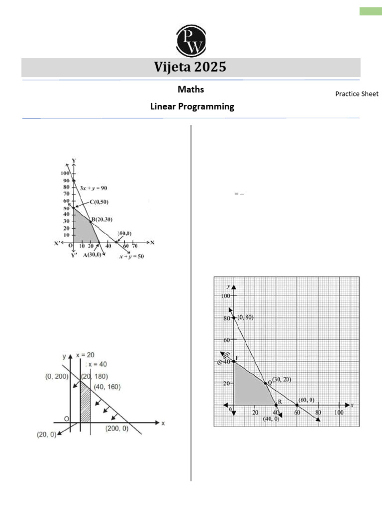 67972df86cdd397868372617 ## Linear Programming Practice Sheet Vijeta ...