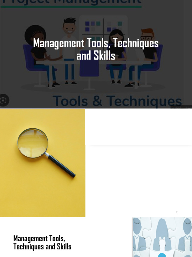 Essential Management Tools and Techniques | PDF | Lean Manufacturing ...