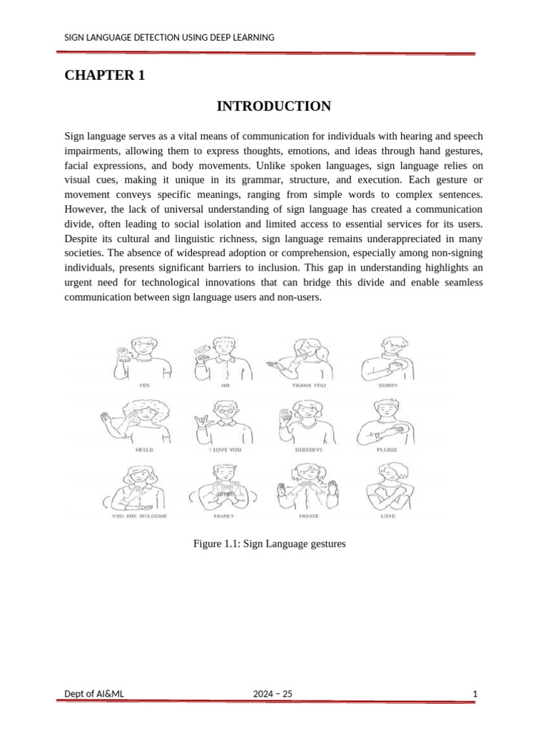 Deep Learning for Sign Language Detection | PDF | Deep Learning | Computing
