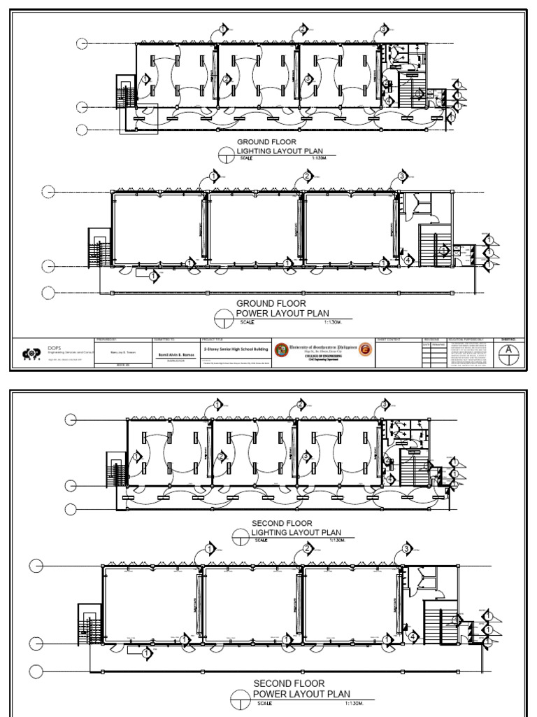 2-Storey Senior High School Layouts | PDF