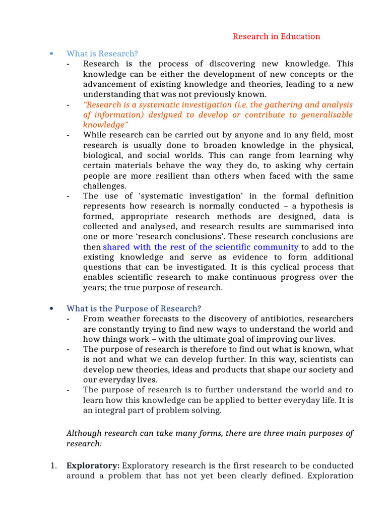 Understanding Research in Education | PDF | Quantitative Research ...